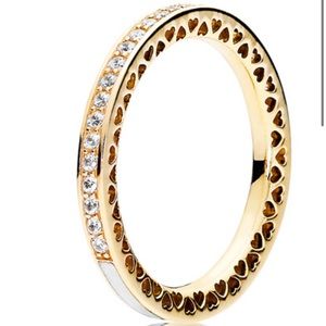 Authentic pandora 14k Gold ring.